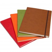 MAXIQUADERNO CARTONATO IN SIMILPELLE CON ELASTICO 21X30 BLUEKOVER