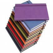 MAXIQUADERNO CON Copertina morbida IN SIMILPELLE ED ELASTICO 19X25 BLUEKOVER