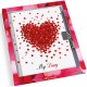 DIARIO SEGRETO 13X18 CON LUCCHETTO 80 PAGINE HEARTS NIJI