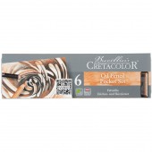 SET 6 MATITE GRASSE AD OLIO CRETACOLOR