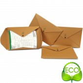 BUSTA CON BOTTONE IN CARTONE 24X34 (A4) ECO "FSC" EUROCART