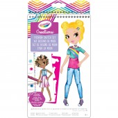 CREA LA MODA FASHION BOOK CREATIONS CRAYOLA