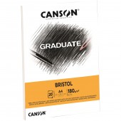 BLOCCO DISEGNO GRADUATE BRISTOL 20 FOGLI 180 GR. CANSON