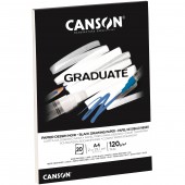 BLOCCO DISEGNO GRADUATE BLACK 20 FOGLI 120 GR. A5 CANSON