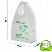 SHOPPER BIODEGRADABILE MATER BI MEDIA SCAT. 500 GRINPACK