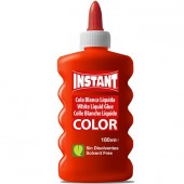COLLA LIQUIDA PER SLIME COLLA BIANCA COLORATA 180 ML. INSTANT