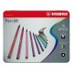 PENNARELLO PEN 68 SCATOLA METALLO STABILO