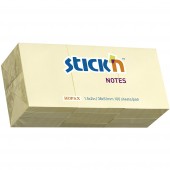 FOGLI ADESIVI RIPOSIZIONABILI GIALLO PASTELLO STICK'N HOPAX