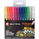 PENNA SFERA GEL GELLY ROLL MOONLIGHT COSMOS SET 12 COLORI SAKURA