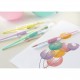 PENNELLI TONDI-PIATTI IMPUGNATURA ERGONOMICA PASTEL SOFT SET 4 PZ. (MISURE: 2, 6, 10 E 12) FABER-CASTELL