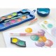 PENNELLI TONDI-PIATTI IMPUGNATURA ERGONOMICA PASTEL SOFT SET 4 PZ. (MISURE: 2, 6, 10 E 12) FABER-CASTELL