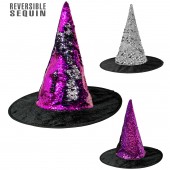 CAPPELLO STREGA IN PAILLETES REVERSIBILI WIDMANN