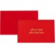 BIGLIETTO AUGURALE NATALE 9X14 CARTONCINO DOPPIO ROSSO ELLEBI