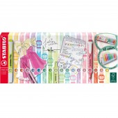 EVIDENZIATORE SWING COOL + PASTEL DESK SET 18 PZ. STABILO