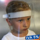 VISIERA DI PROTEZIONE PER BAMBINO ( 6 -10 ANNI ) IN PLASTICA 20X20X10 REGOLABILE COMSTYLE