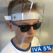 VISIERA DI PROTEZIONE PER RAGAZZO ( 11 -14 ANNI ) IN PLASTICA 20X20X10 REGOLABILE COMSTYLE