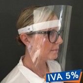 VISIERA DI PROTEZIONE PER ADULTO ( OLTRE 15 ANNI ) IN PLASTICA 20X20X10 REGOLABILE COMSTYLE