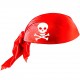 CAPPELLO PIRATA IN TESSUTO ASS. ROSSO E NERO WIDMANN