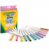 PENNARELLI SUPERPUNTA SUPERLAVABILI COLORI PASTELLO SCAT. 12 CRAYOLA