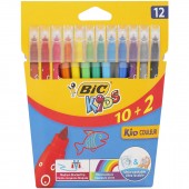 PENNARELLI KIDS COULEUR SCAT. 12 COLORI BIC