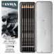 MATITE PURA GRAFITE REMBRANDT ART DESIGN SCATOLA IN METALLO LYRA