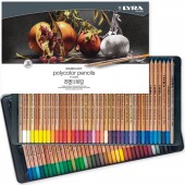 PASTELLI REMBRANDT POLYCOLOR SCATOLA METALLO 72 COLORI LYRA