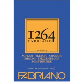 BLOCCO DISEGNO 1264 SCHIZZI GRANA NATURALE A4 100 FOGLI GR. 90 FABRIANO