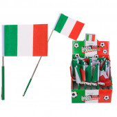 BANDIERA ITALIA CON ASTA ESTENSIBILE CM.51