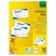 BIGLIETTI DA VISITA BIANCHI MM.85X55 CON ANGOLI ARROTONDATI GR.225 CONF. DA 100 PZ. SIGEL