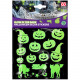 ADESIVI SPLENDENTI AL BUIO HALLOWEEN 21X15 CM. WIDMANN