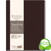 BLOCCO SCHIZZI COPERTINA RIGIDA SERIE 400 RECYCLED TONED GRAY 21,6X27,9 64 FOGLI GR. 118 STRATHMORE