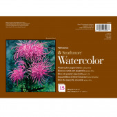 BLOCCO DISEGNO SERIE 400 WATERCOLOUR BIANCO GRANA FINE 17,8X25,4 CM 15 FOGLI GR. 300 STRATHMORE