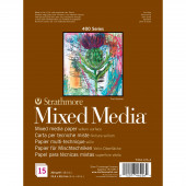 BLOCCO DISEGNO SERIE 400 TONED TAN MIXED MEDIA OCRA PERGAMENATA 15 FOGLI 300 STRATHMORE
