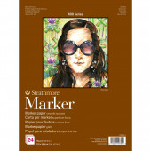 BLOCCO DISEGNO SERIE 400 MARKER LISCIO BIANCO 24 FOGLI GR. 190 STRATHMORE