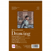 ALBUM DISEGNO SPIRALE SERIE 400 DRAWING GRANA MEDIA CREMA 24 FOGLI GR. 163 STRATHMORE