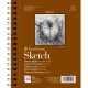BLOCCO DISEGNO SERIE 400 SKETCH GRANA FINE BIANCO NATURALE 100 FOGLI GR. 89 STRATHMORE
