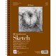 BLOCCO DISEGNO SERIE 400 SKETCH GRANA FINE BIANCO NATURALE 100 FOGLI GR. 89 STRATHMORE