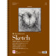 BLOCCO DISEGNO SERIE 400 SKETCH GRANA FINE BIANCO NATURALE 100 FOGLI GR. 89 STRATHMORE