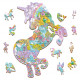 PUZZLE IN LEGNO WOODY 48 PEZZI 25X35 LUDATTICA