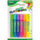COLLA GLITTER GEL SET 6 TUBI 10,5 ML. FLUORESCENTE LEBEZ