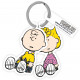 PORTACHIAVI SNOOPY E CHARLIE BROWN PEANUTS