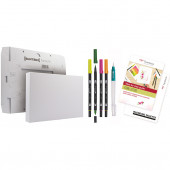 SET TECNICA ACQUERELLO DUAL BRUSH FLORAL LETTERS TOMBOW