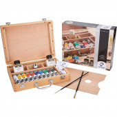 CASSETTA LEGNO BASIC SET COLORI AD OLIO VAN GOGH ROYAL TALENS