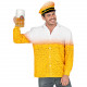 CAMICIA UOMO BIRRA CON CAPPELLO ( L - XL ) WIDMANN