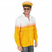 CAMICIA UOMO BIRRA CON CAPPELLO ( L - XL ) WIDMANN