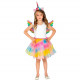 SET TRAVESTIMENTO UNICORNO CON TUTU, ALI, COPRICAPO WIDMANN