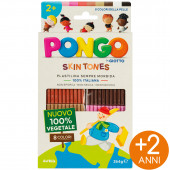 PASTA DA MODELLARE GIOTTO PONGO GR. 33X8 COLORI DELLA PELLE FILA