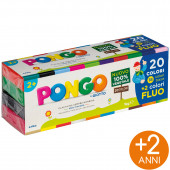 PASTA DA MODELLARE GIOTTO PONGO FANTASIA GR. 50X20 COLORI FILA