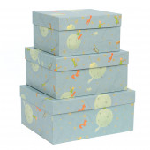 SET 3 SCATOLE REGALO IN CARTONE CON COPERCHIO IL PICCOLO PRINCIPE KARTOS