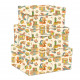 SET 3 SCATOLE REGALO IN CARTONE CON COPERCHIO WOODEN TOYS KARTOS